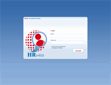 Tablet Screenshot of login.hrweb.it