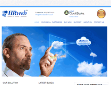 Tablet Screenshot of hrweb.com